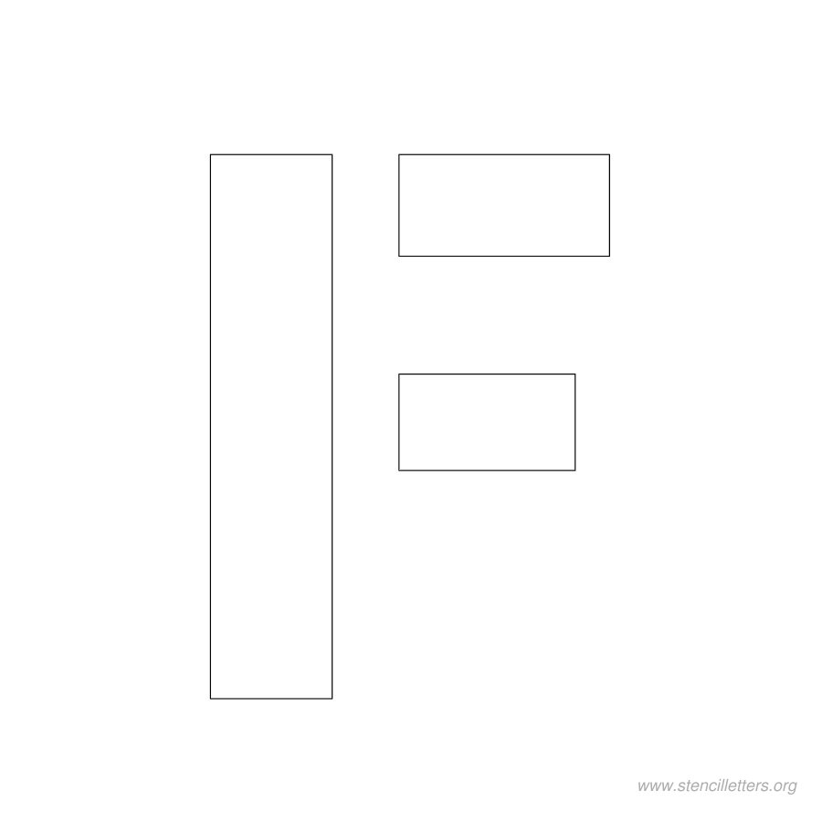 2 inch stencil letter f 2 inch stencil letter f