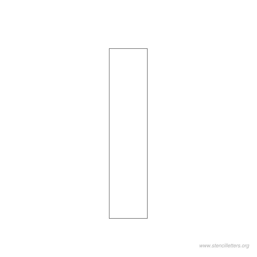2 inch stencil letter i 2 inch stencil letter i