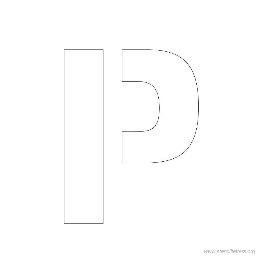 2 inch stencil letter p 2 inch stencil letter p