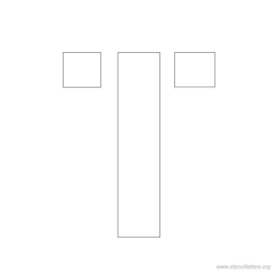 2 inch stencil letter t 2 inch stencil letter t