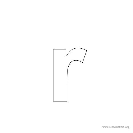 lowercase arial stencil letter r lowercase arial stencil letter r