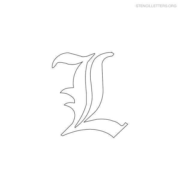 Stencil Letter Gothic L Stencil Letter Gothic L
