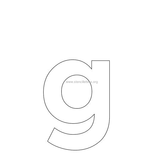 bold stencil letter g bold stencil letter g
