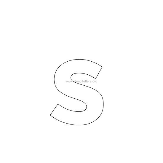 bold stencil letter s bold stencil letter s