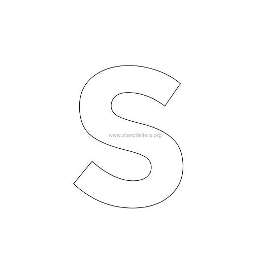bold stencil letter s bold stencil letter s