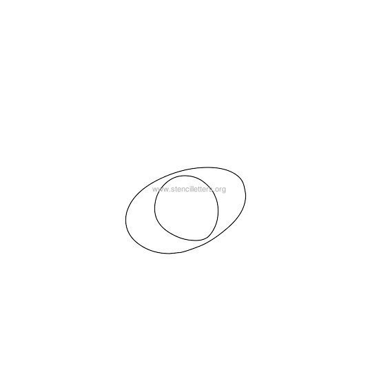 celtic stencil letter o celtic stencil letter o