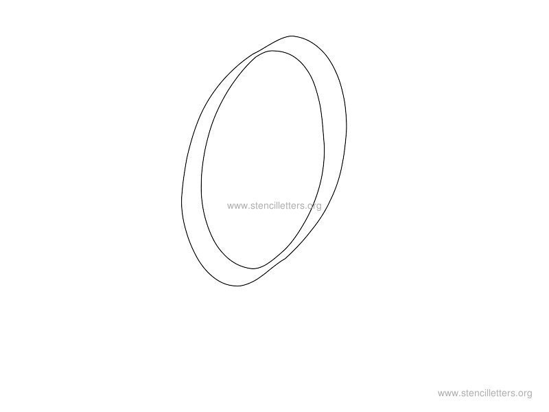 cursive wall stencil letter o cursive wall stencil letter o