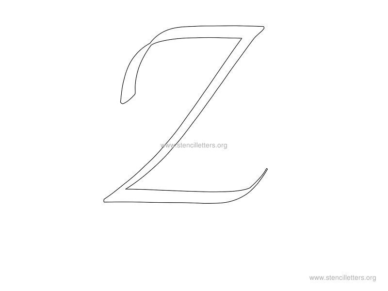 cursive wall stencil letter z cursive wall stencil letter z